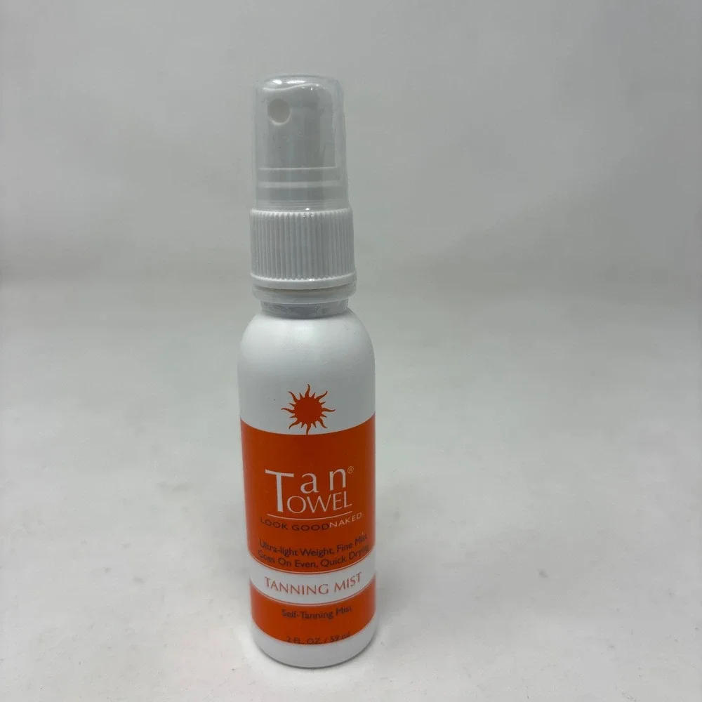 TanTowel Tanning Mist Self-Tanning‎ Fine Mist Spray 2 fl oz 59 ml Travel Size
